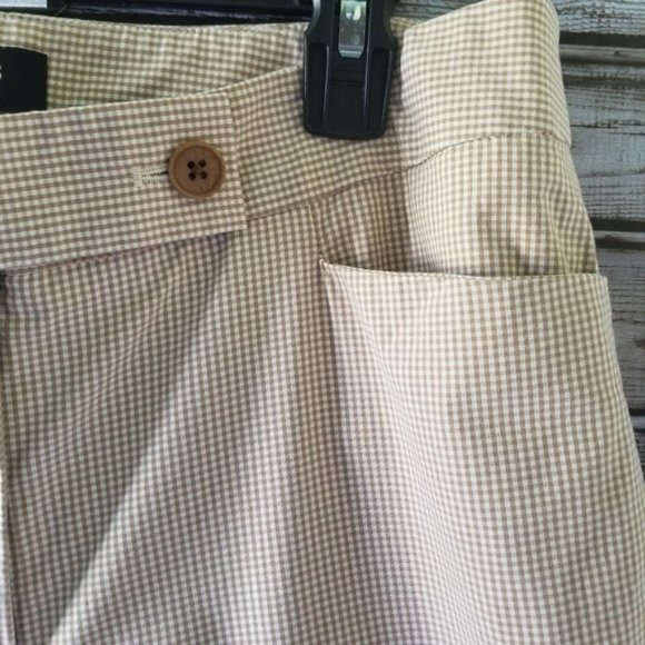Talbots Signature Women's Gingham Cropped Pants Size 6 Cotton Blend‎ Pockets - Picture 4 of 9